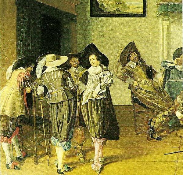 Dirck Hals meeting in an inn, c china oil painting image